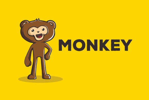 580x387 Monkey Vector Illustration Artwork Graphic