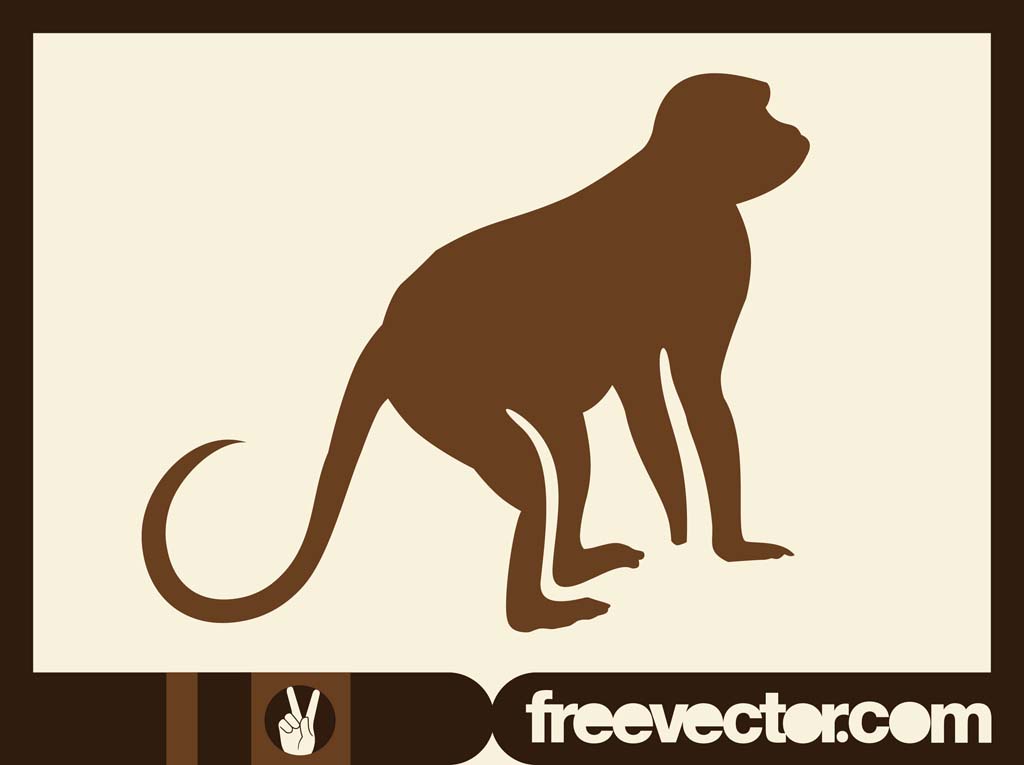Vector Monkey Vector Art Graphics 1024x765 Vector Monkey Vector Art Graphics