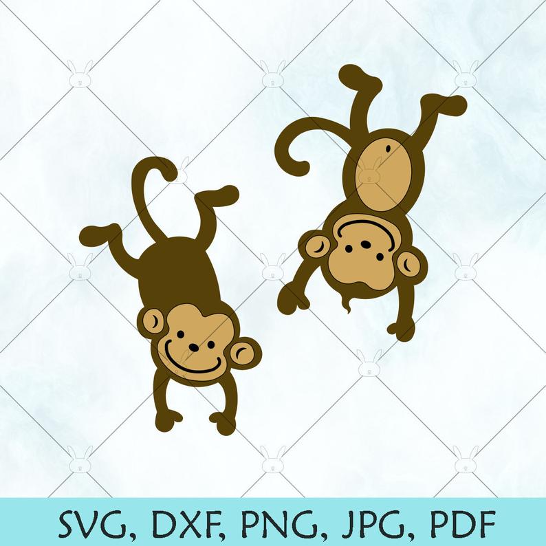 794x794 Monkeys Monkey Baby Monkey Silhouette Monkey Etsy