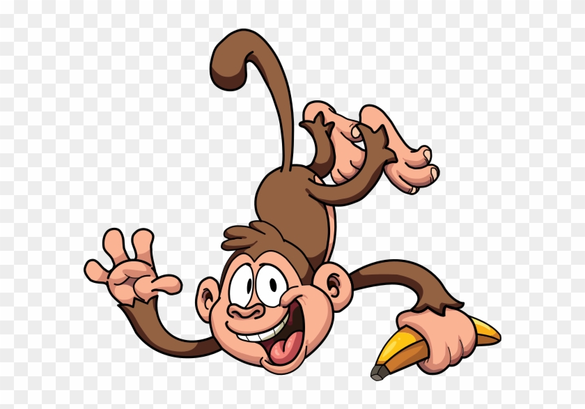 840x587 Cartoon Monkey Vector, Hd Png Download