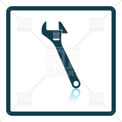 400x400 Icon Of Adjustable Wrench Vector Image Of Objects Angelp