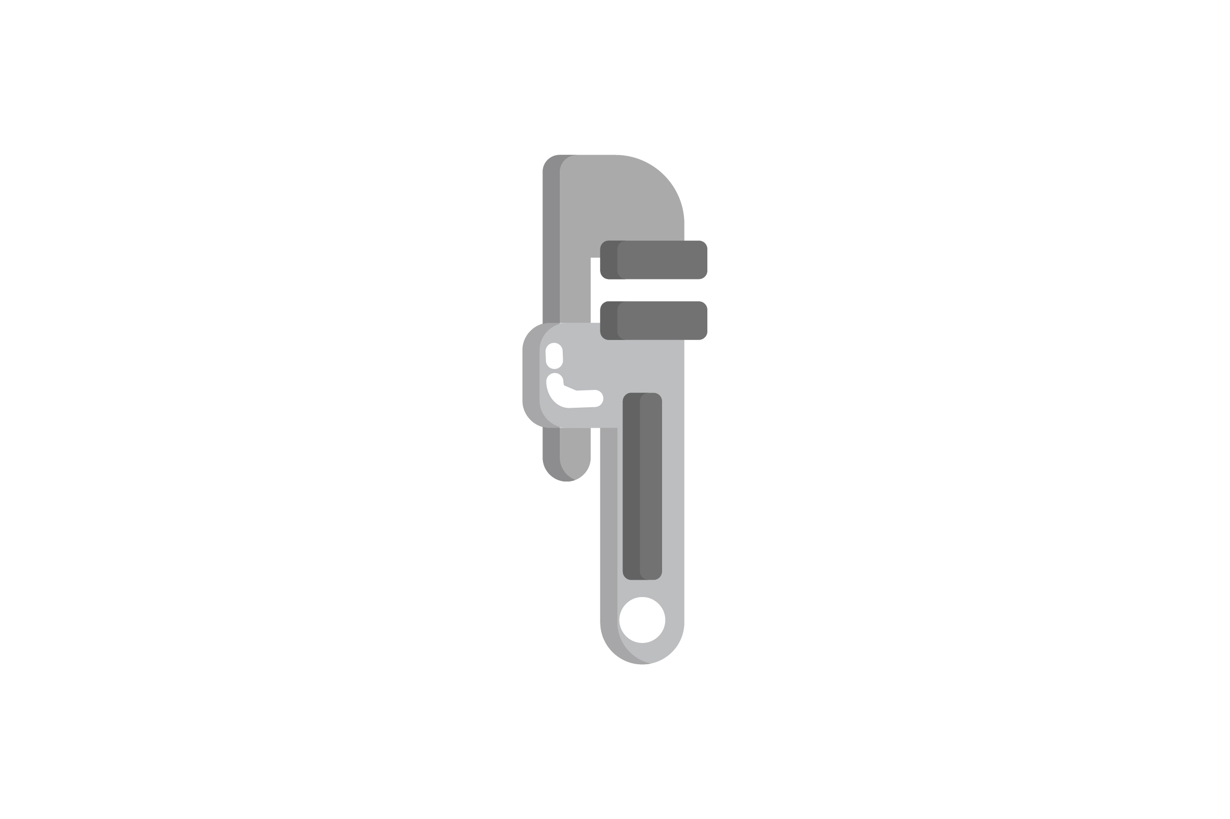 2417x1609 Monkey Wrench Vector Graphic