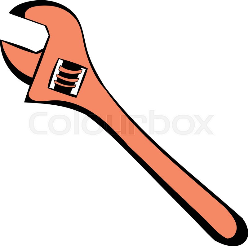 800x794 Adjustable Wrench Icon In Cartoon Stock Vector Colourbox