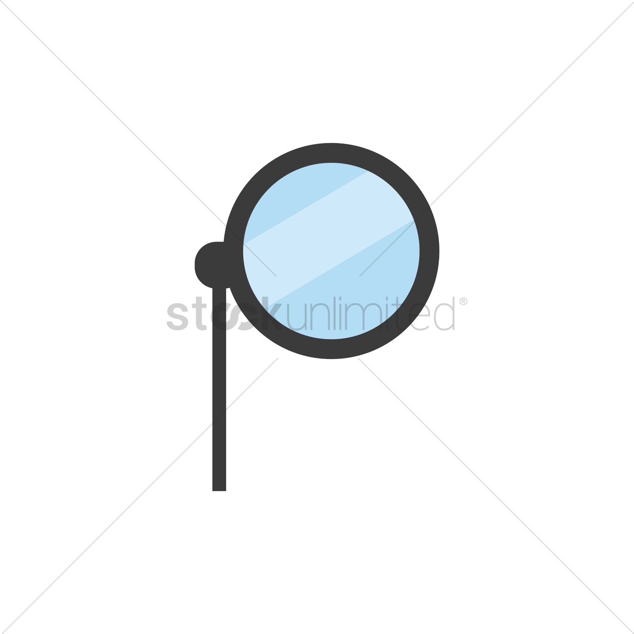 1300x1300 Monocle Vector Image