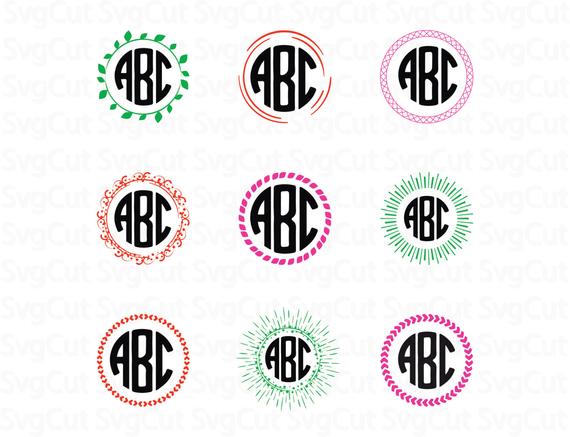 Monogram Frame Vector at Vectorified.com | Collection of Monogram Frame ...