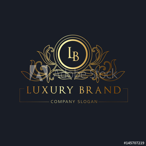 500x500 Luxury Logo, Hotel Logo, Monogram Logo, Vector Logo Template