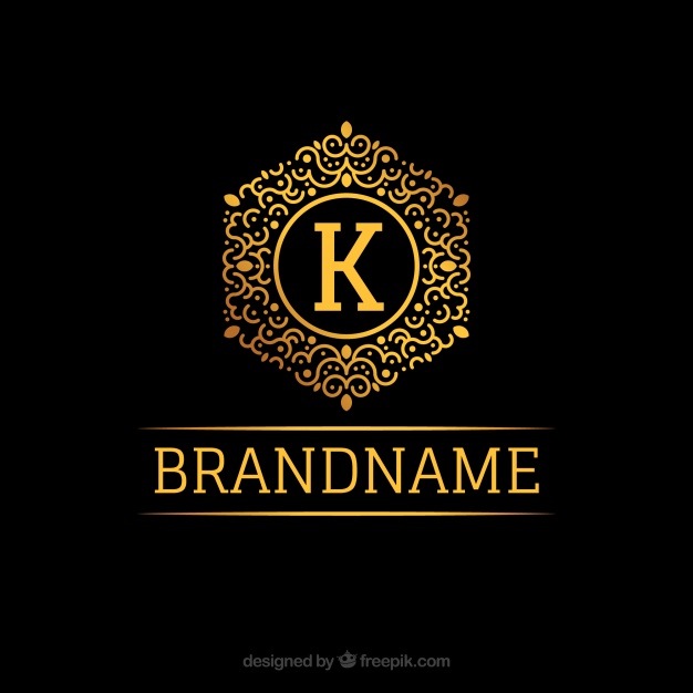 626x626 Golden Monogram Logo Vector Free Download