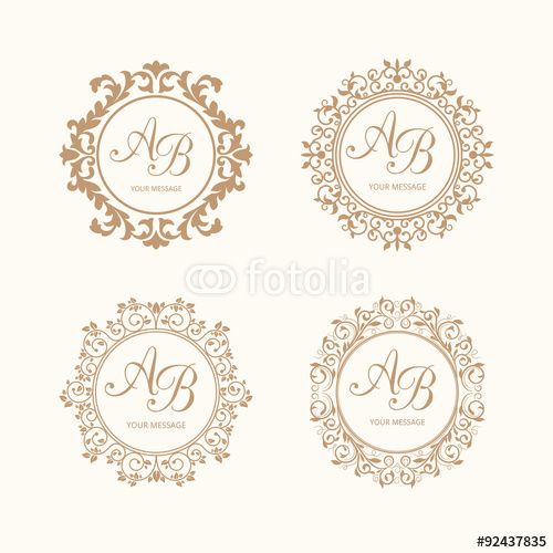 500x500 Vector Monograms Idei Lucru Manual