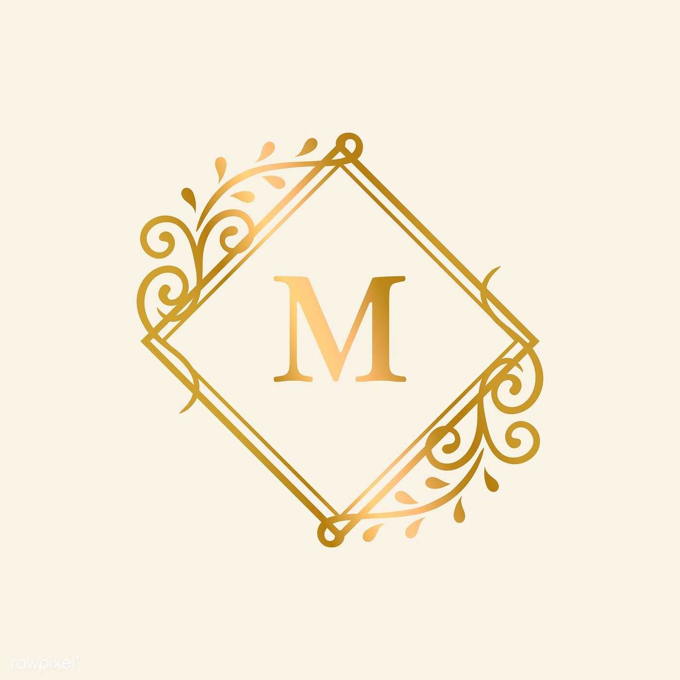 Golden Framed Vintage Logo Vector Free Image 1400x1400 Golden Framed Vintage Logo Vector Free Image
