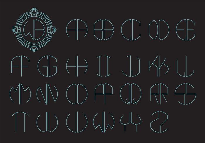 Monogram Logo Vector Template Free Vectors Ui Download 700x490 Monogram Logo Vector Template Free Vectors Ui Download