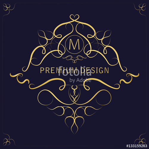 Monogram Vector Design Element Stock Image And Royalty Free 500x500 Monogram Vector Design Element Stock Image And Royalty Free