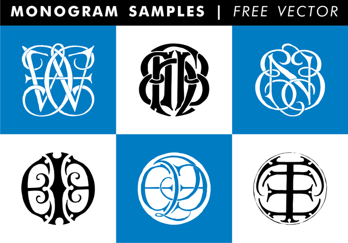 Monograms Free Vector Art 700x490 Monograms Free Vector Art