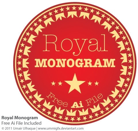 Royal Monogram Vector Free Vector In Adobe Illustrator 480x456 Royal Monogram Vector Free Vector In Adobe Illustrator