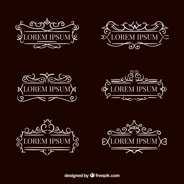 Collection Of Elegant Ornamental Monogram Vector Free Download 626x626 Collection Of Elegant Ornamental Monogram Vector Free Download