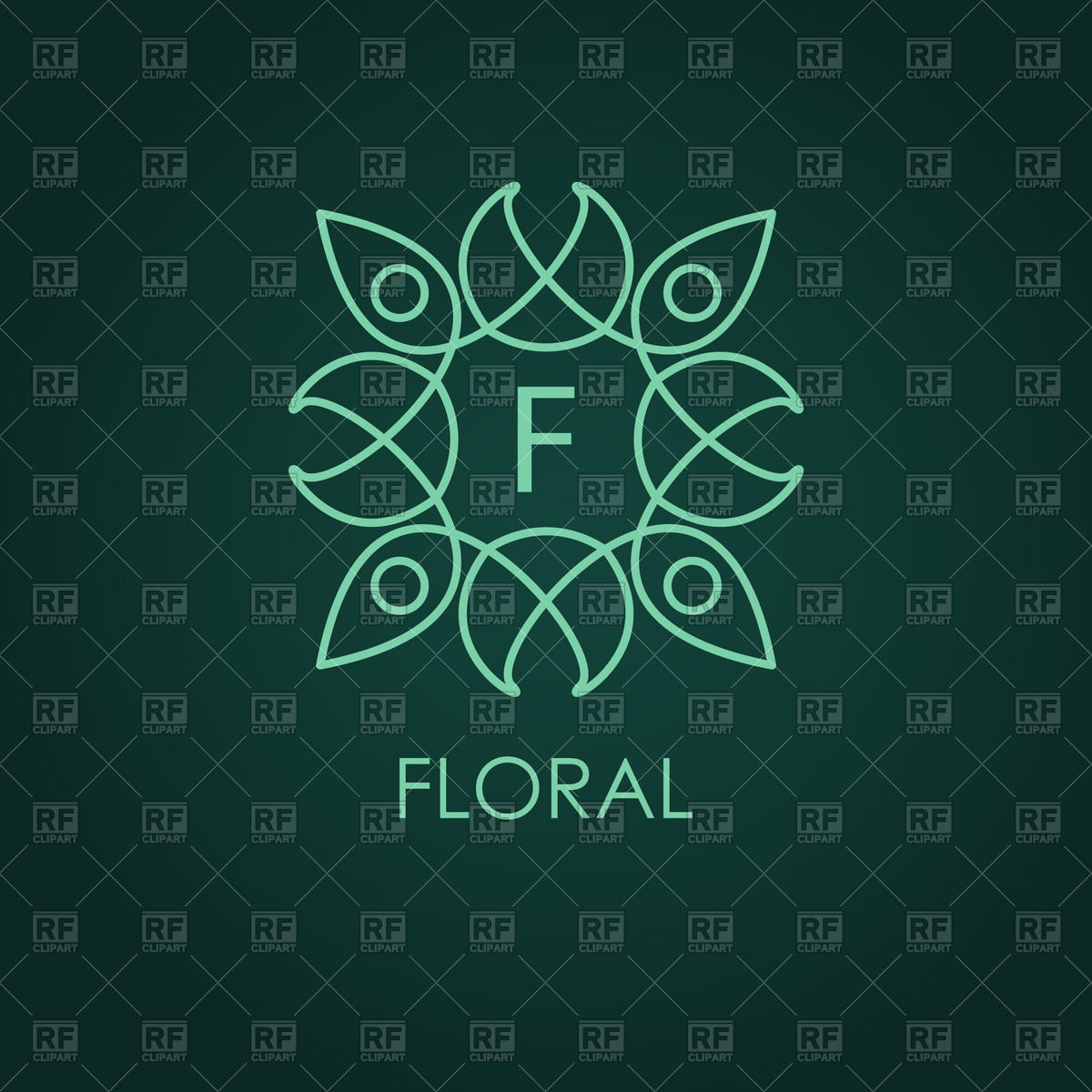 Vintage Style Monogram Vector Image Of Borders And Frames 1200x1200 Vintage Style Monogram Vector Image Of Borders And Frames