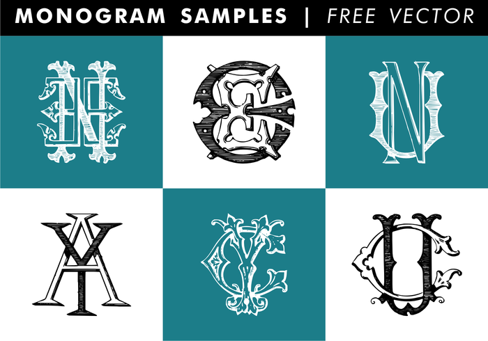 Monogram Samples Free Vector 700x490 Monogram Samples Free Vector