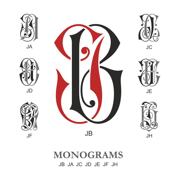 Monograms Vector Free Download Collection 621x621 Monograms Vector Free Download Collection