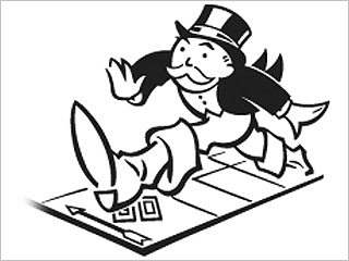 320x240 Monopoly Man Vector Infobit