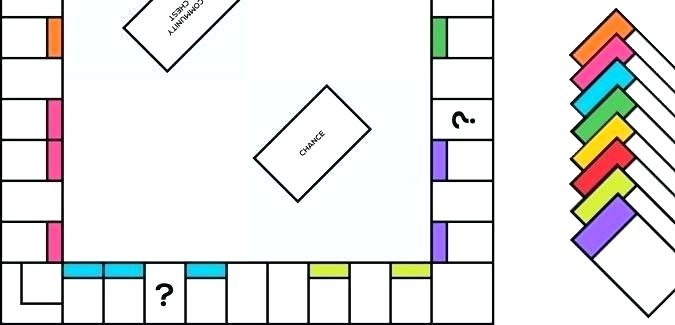 675x325 Monopoly Money Template Design Your Own Printable Play Vector Print