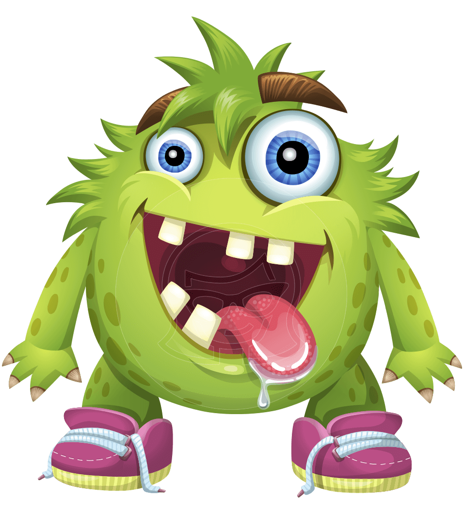 Monster Cartoon Vector at Vectorified.com | Collection of Monster