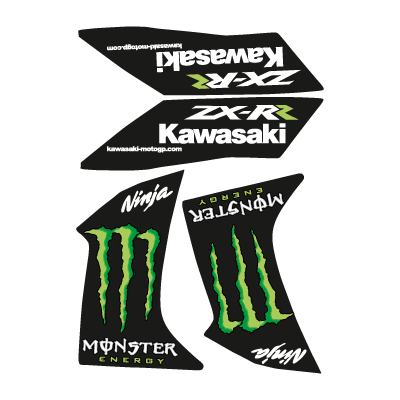 400x400 Logo Kawasaki Ninja Monster Zx Rr Vector Free Download