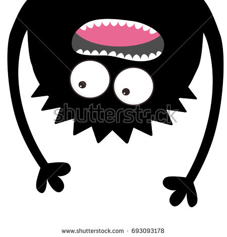 450x470 Monster Hand Silhouette