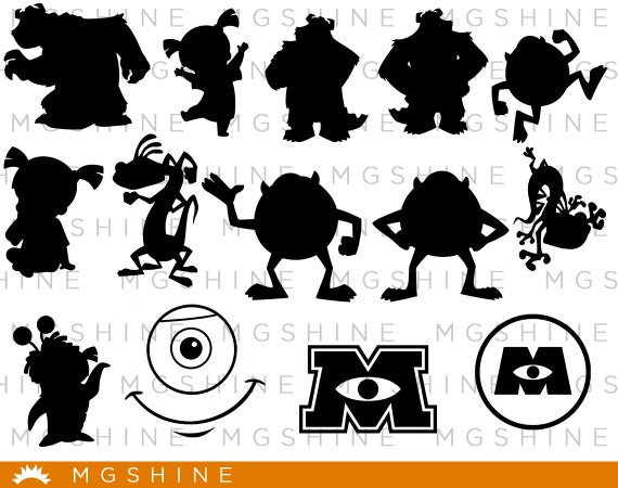 Monster Silhouette Vector at Vectorified.com | Collection of Monster ...