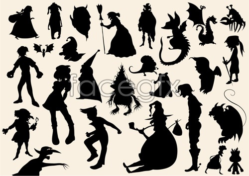 500x354 Spirit Monster Silhouette Vector Over Millions Vectors, Stock
