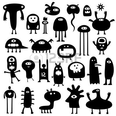 400x400 Stock Vector In Monsters Monster Illustration, Funny