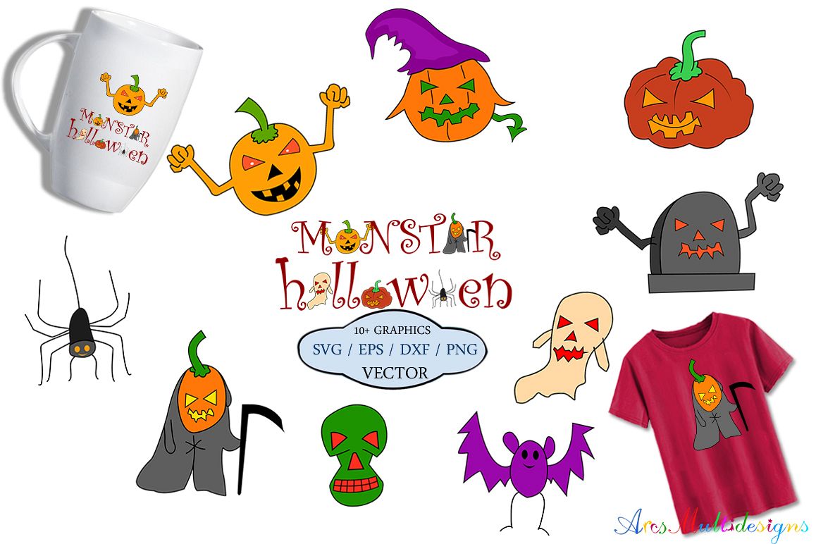 1158x772 Halloween Vector Clipart Halloween Monster Christmas