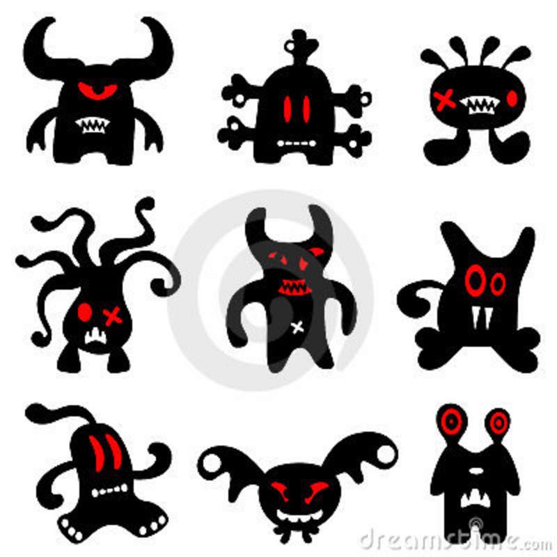 800x800 Monsters Vector Art, Art, Being Ugly
