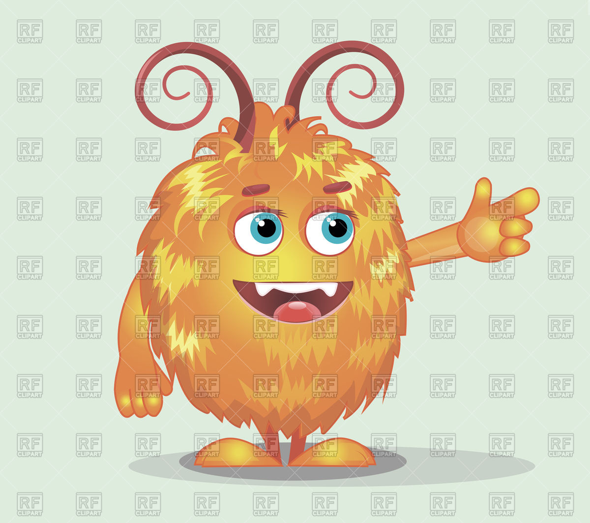 1200x1062 Nice Monster Vector Image Of Objects Rodnikovay