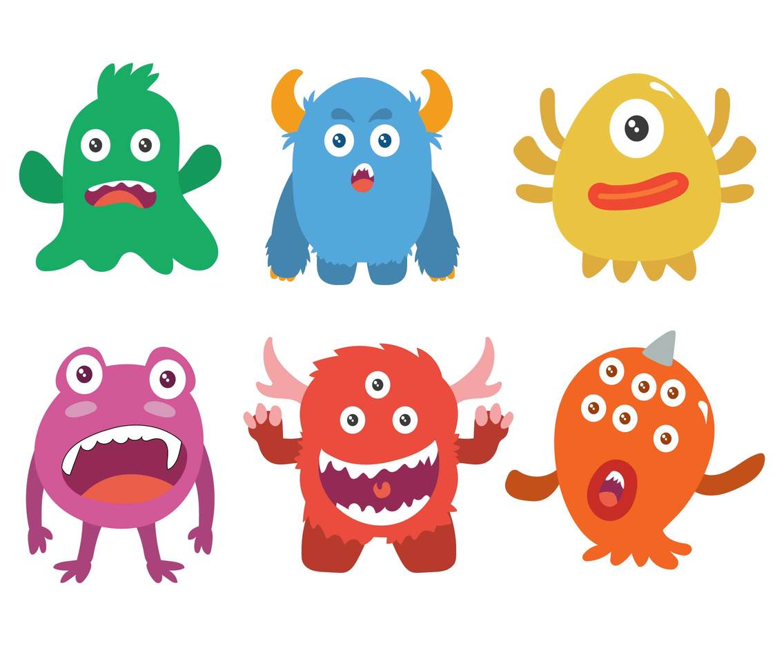 Monster Vector at Vectorified.com | Collection of Monster Vector free ...