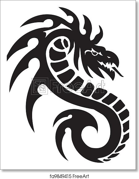 450x580 Free Art Print Of Sea Monster