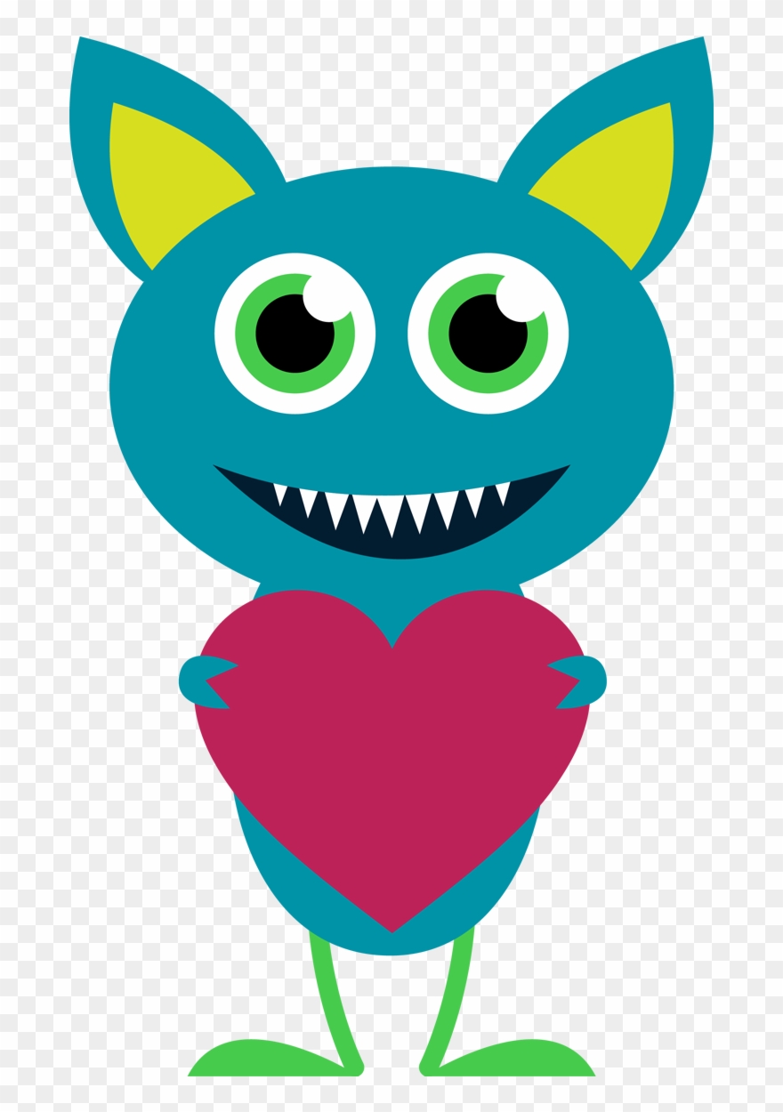 880x1250 Cute Monster Clipart Vectors Download Free Vector Art
