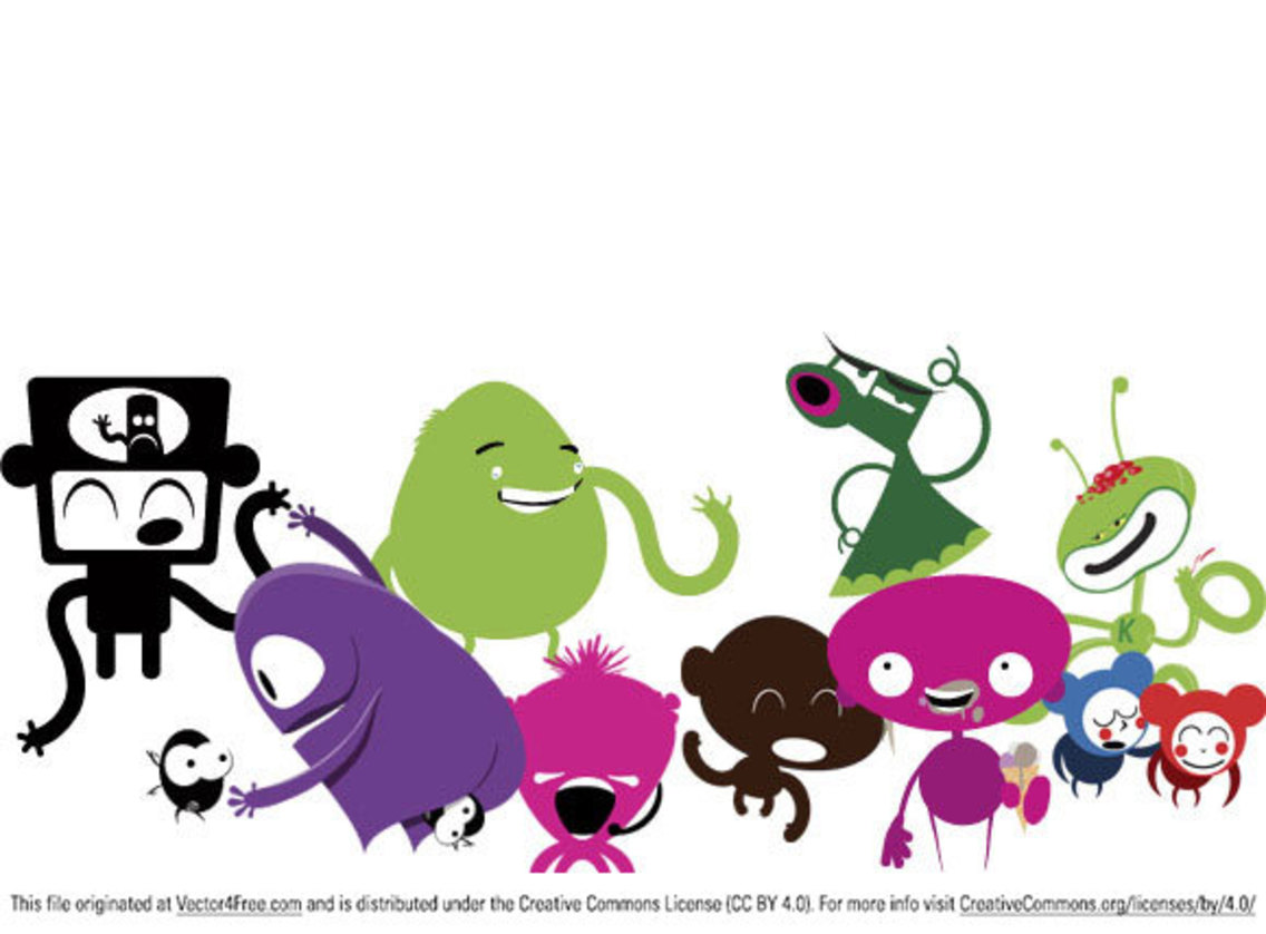 1136x838 Monster Vector Pack