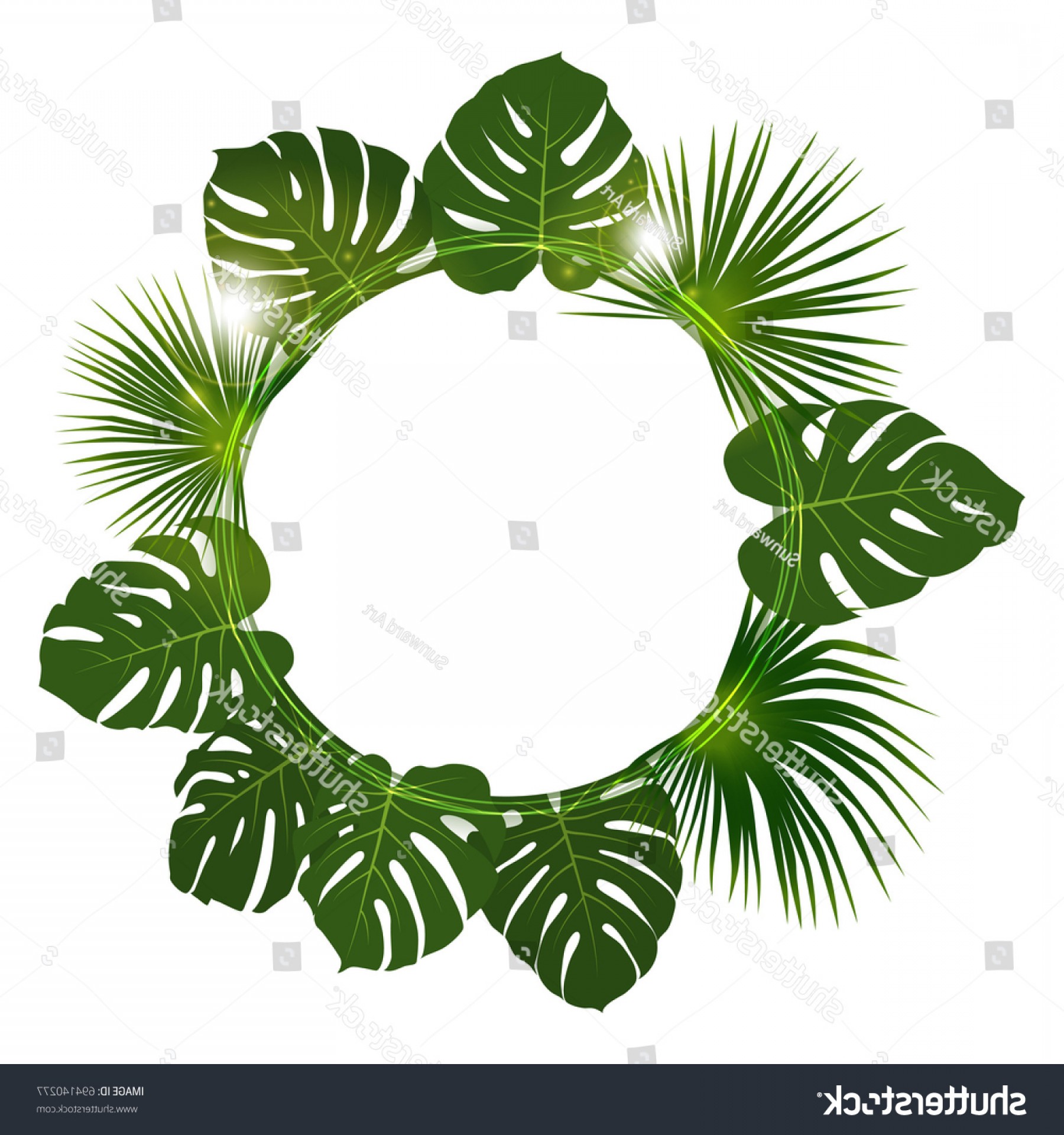 Monstera Washingtonia Palm Leaf Vector Frame Catchsplace 1800x1920 Monstera Washingtonia Palm Leaf Vector Frame Catchsplace