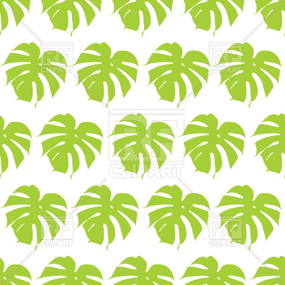 Tropical Seamless Pattern With Monstera Leaves Vector Image 400x400 Tropical Seamless Pattern With Monstera Leaves Vector Image