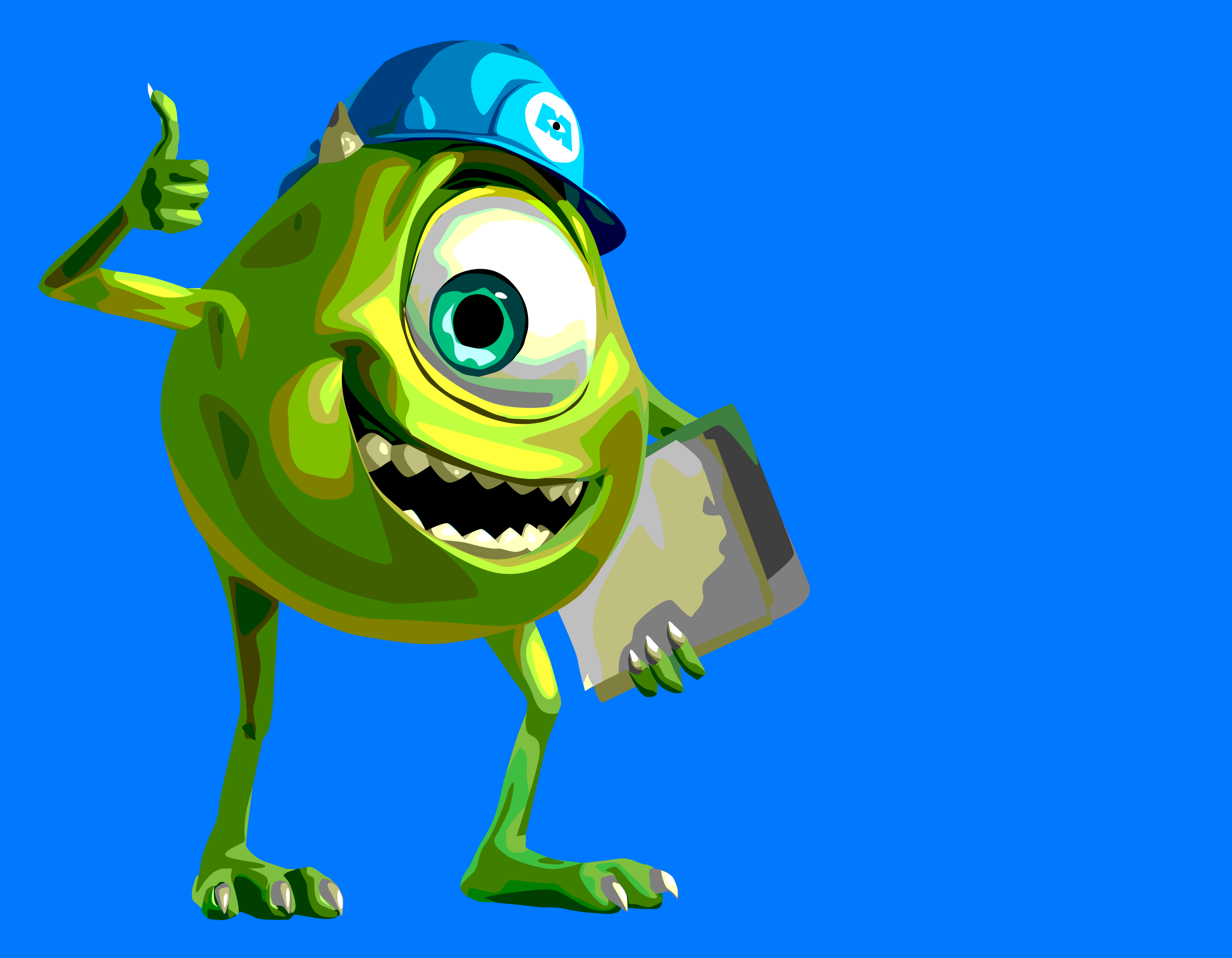 2700x2100 Monsters Inc Vector