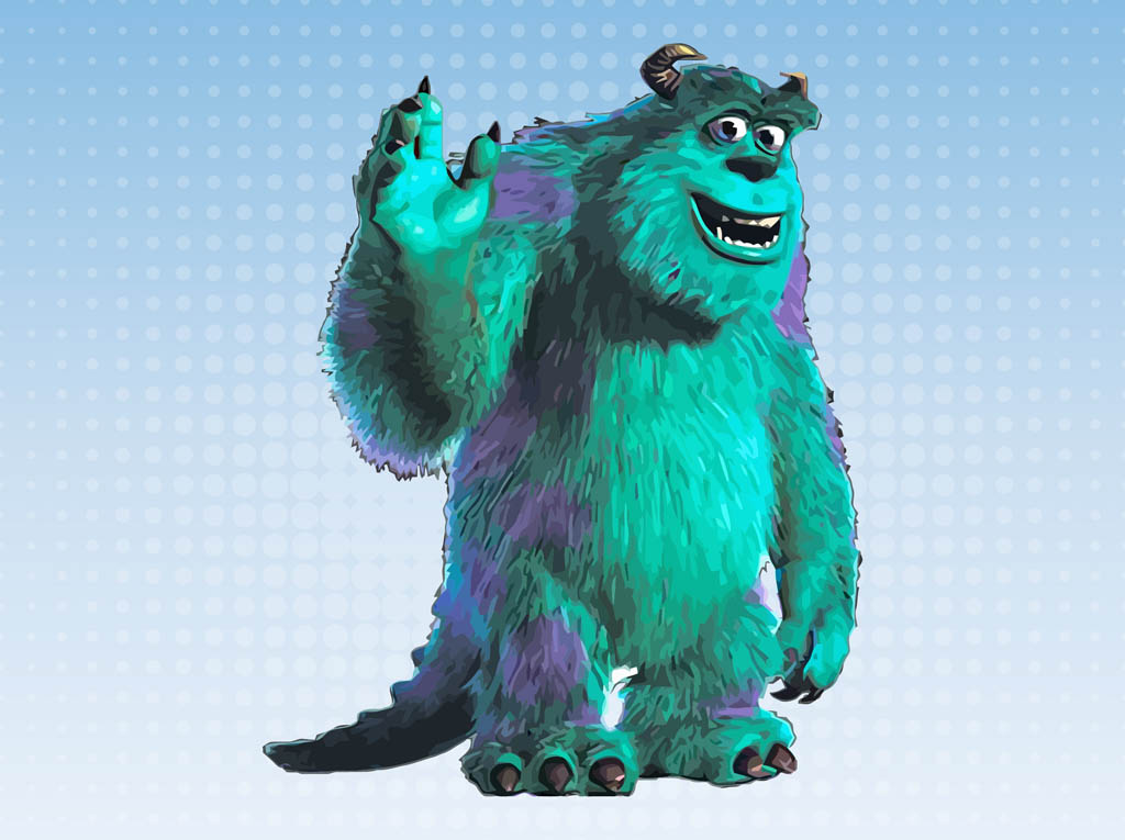 1024x765 Sulley Vector Art Graphics