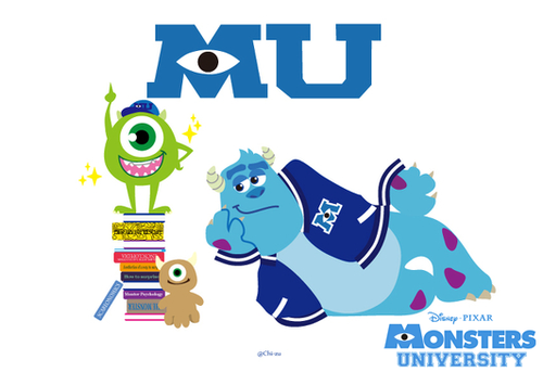 500x343 Monsters University Via Facebook On We Heart It