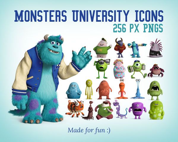 600x477 Monsters University Icons Icons Monster University, Toolbar