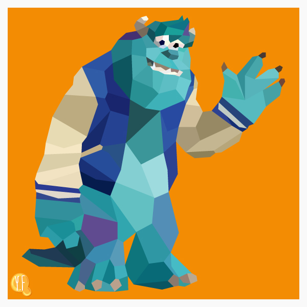 600x600 Geometric Monsters University On Student Show