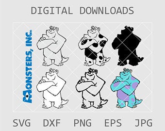 340x270 Monster Inc Vector Etsy