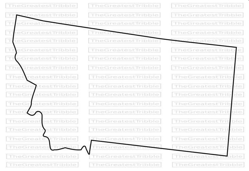 Montana State Map Png Vector Graphic Clip Art Etsy 794x545 Montana State Map Png Vector Graphic Clip Art Etsy