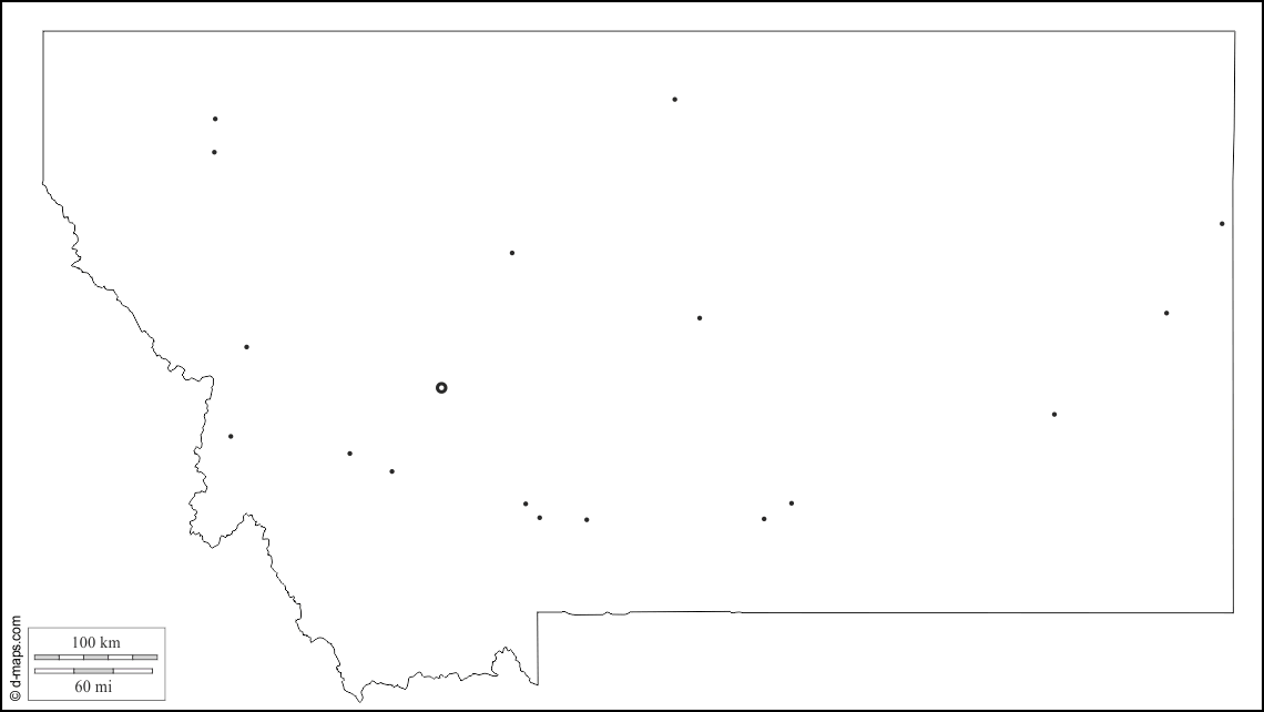 Blank Map Of Montana 1140x642 Blank Map Of Montana