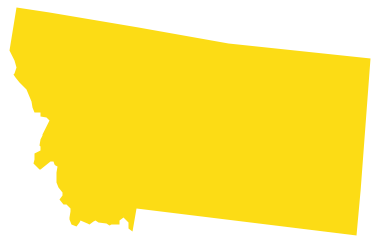 Blank Map Of Montana 379x244 Blank Map Of Montana