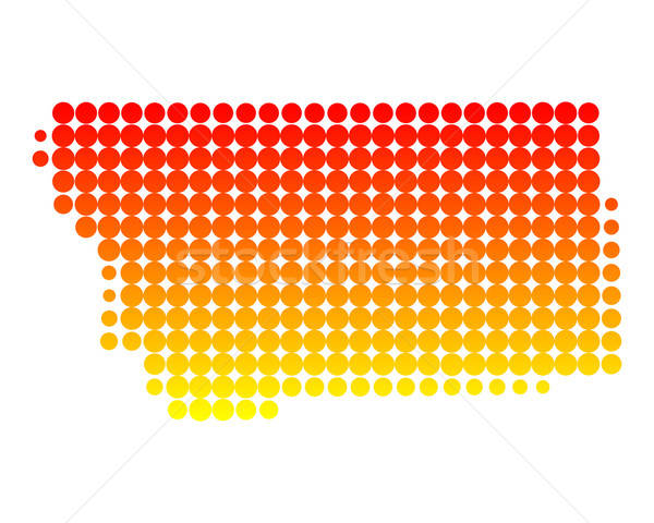 600x480 Map Of Montana Vector Illustration Robert Biedermann