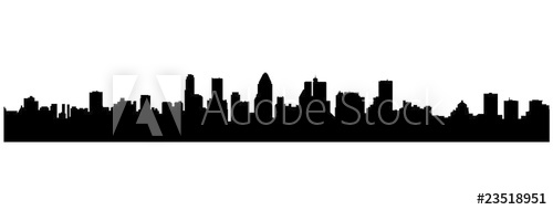 500x190 Montreal Skyline