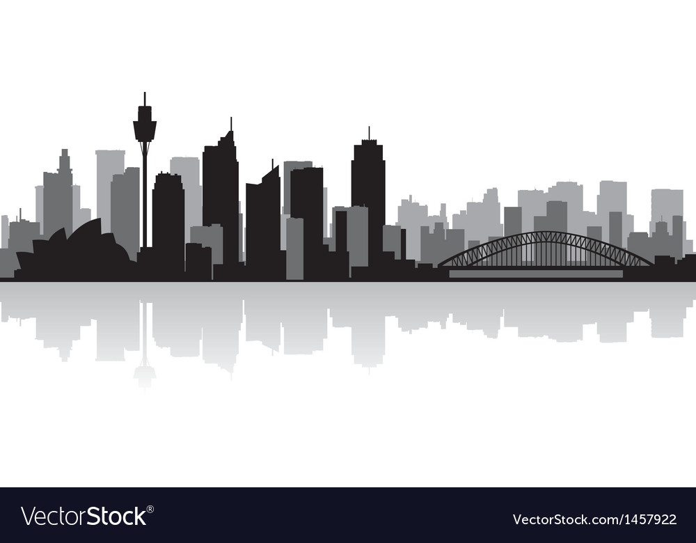 1000x780 Huge Collection Of 'city Skyline Silhouette Vector' Download More